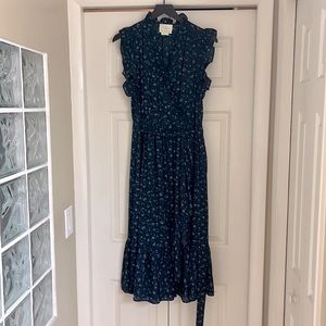 Kate spade navy floral dress size 10